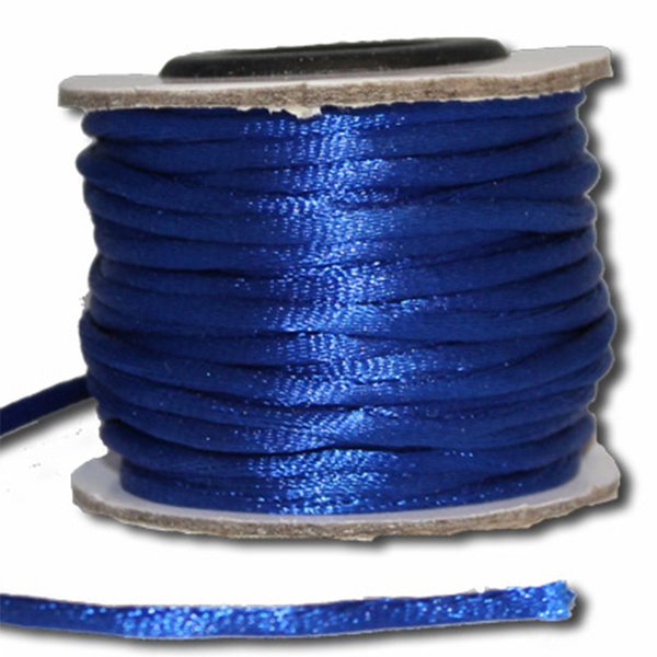 Makramenauha, n. 2mm / n. 10m, sininen