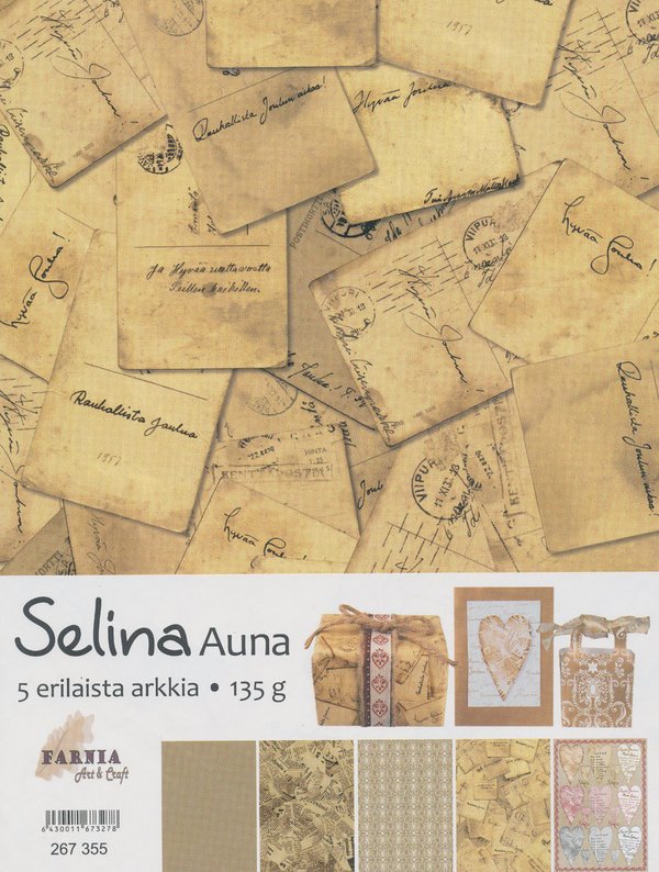 Selina Auna lajitelma, A4, 135g, 5 arkkia/paketti