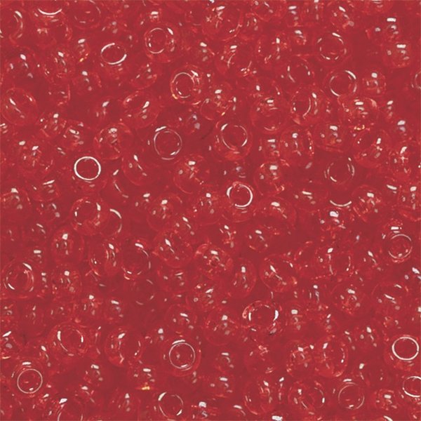 Välihelmi, lasia, halk. 2,5mm, 20g/pss, tsekkiläinen, punainen