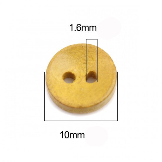 Puunappi, halk. 10 mm, paksuus n. 3 mm, värisekoitus, 200 kpl/pkt